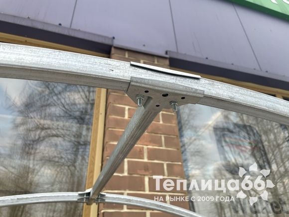 Теплица Рада Астра Премиум, оцинкованный профиль 20х30, покрытие из поликарбоната, шириной 3 метра (шаг 1 м)